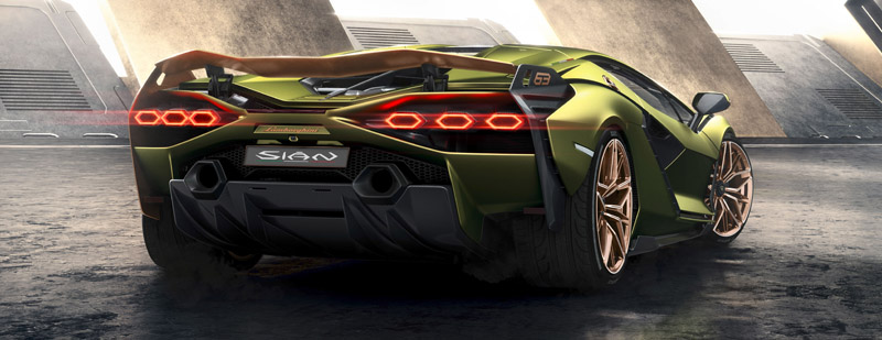 Lamborghini Sian 819 hp Hybrid Limited Edition Supercar 2019